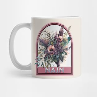 Nain Vintage Floral Grandmother Mug